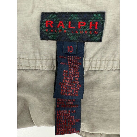 Women’s "Ralph" Ralph Lauren Authentic "Ricky" Khaki Shorts Size 10 (30" x  3") - Picture 8 of 10